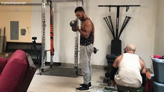 Raw Gym Sex for Trans Man Trip Richards
