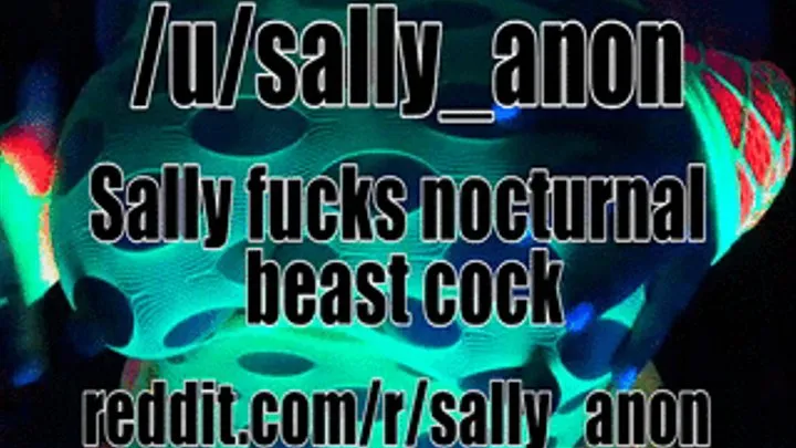 Sally fucks nocturnal cock