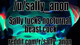 Sally fucks nocturnal cock