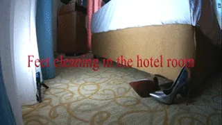 Feet cleaning in the hotel