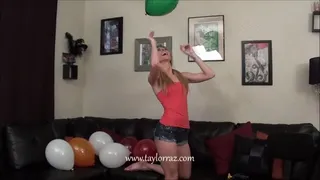 Sasha Skye POPS her balloons