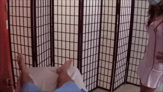 Sexy nurse Footjob!