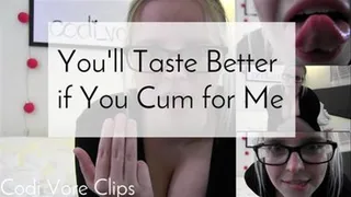 You'll Taste Better if You Cum for Me: Vore JOI Countdown
