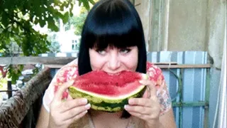 Juicy water-melon.