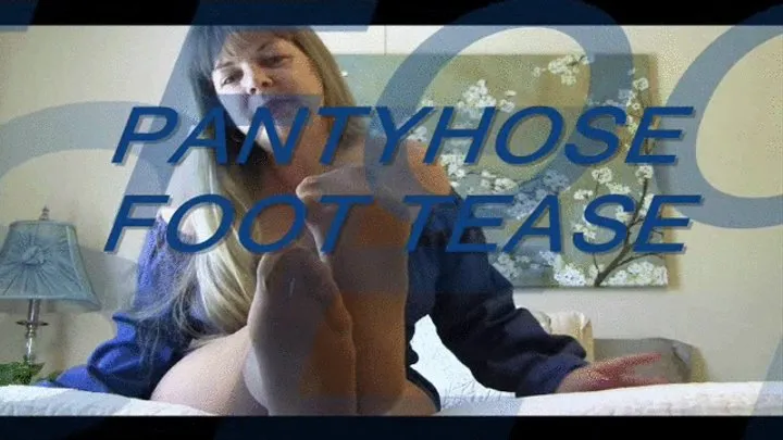 Pantyhose Covered Foot Tease