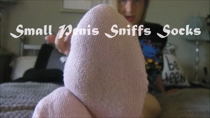 SMALL PENIS SNIFFS SOCKS