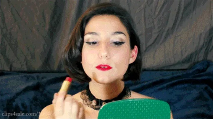 Lily Marlene - Applying Lipstick