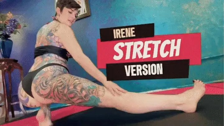 Irene's Sensual Nude Stretching | Flawless Flexibility and Beauty