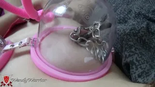 Combining corset, breast pumps and nipple clamps