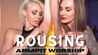 Rousing Armpit Worship - Helena Locke and Stella Sol Armpit Sniffing Goddess Worship Double Femdom POV Masturbation Encouragement Cock Tease Breath Play Edging Sensual Domination