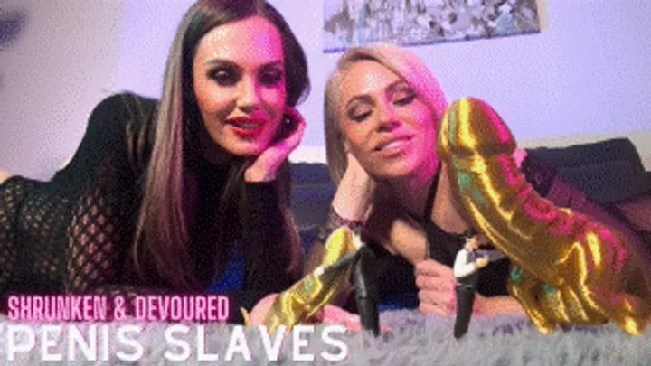 Shrunken And Devoured Penis Slaves - Helena Locke and Stella Sol Giantess Goddess Vore Double Dommes Mean Girls Verbal Humiliation Shrinking Fetish Mobile