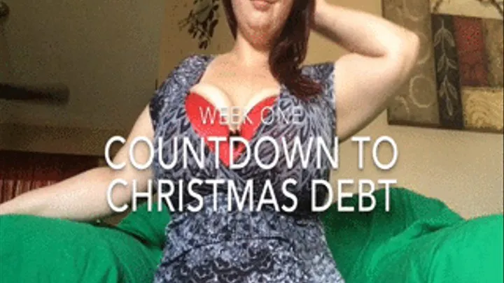 Countdown to Christmas Debt: Week One