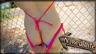 Public Bikini Pantsing Challenge