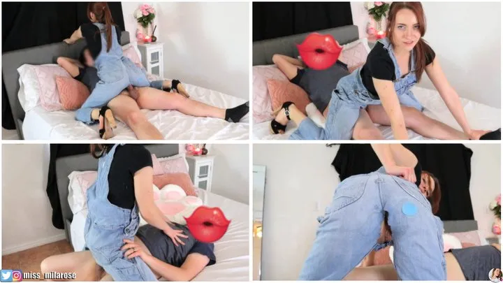 Denim Kink: Overalls Fuck Hole