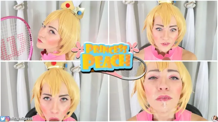 Princess Peach&#039;s Crying Ahegao Blowjob