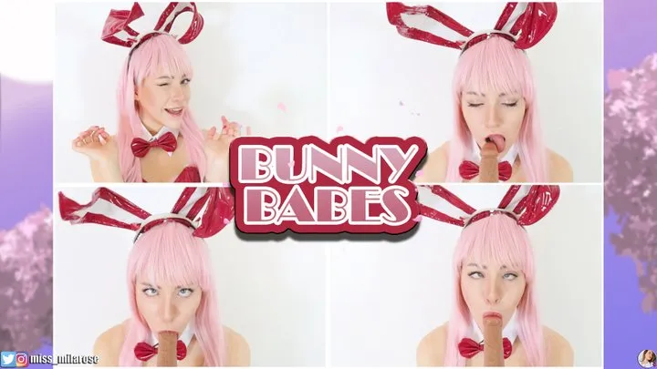 Bunny Zero Two Ahegao Blowjob