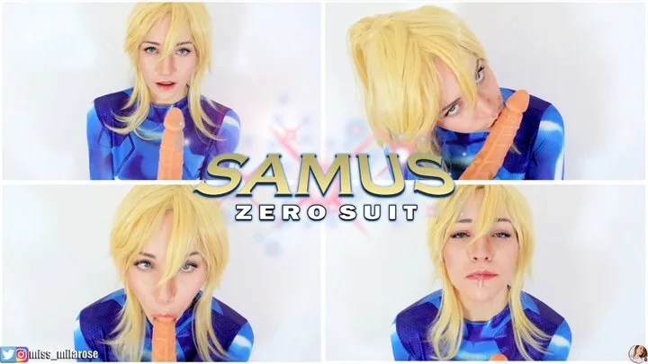 Zero Suit Samus Ahegao Blowjob