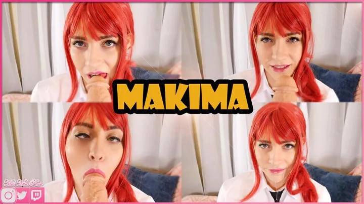 Makima&#039;s Ahegao Blowjob