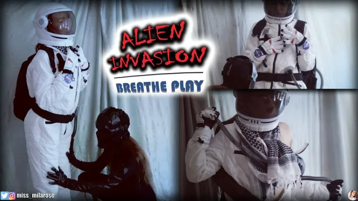 Breath Play: Alien Seduces Astrounat