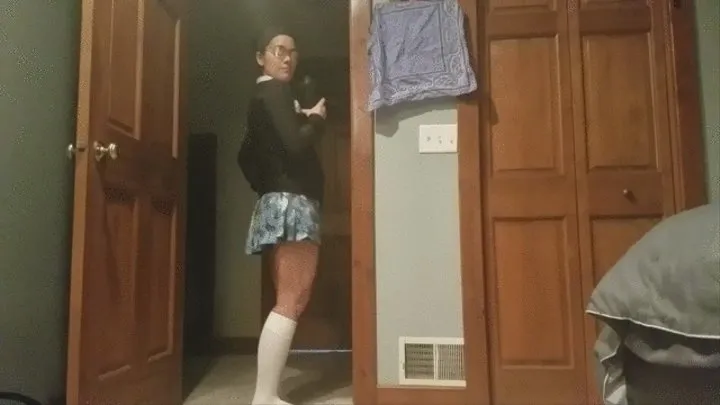 Knee High after jog POV Sock Pounding