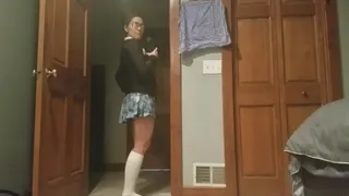 Knee High after jog POV Sock Pounding