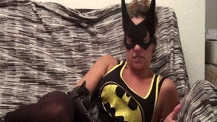 Bat Woman Interrogating Footjob