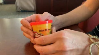 Play-Doh Shapes In Big Hands