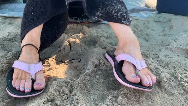 Beach Girl Dangle Those Soles