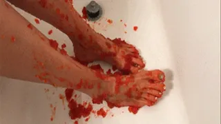 FOOT FETISH & JELLO CRUSH, PART 2.