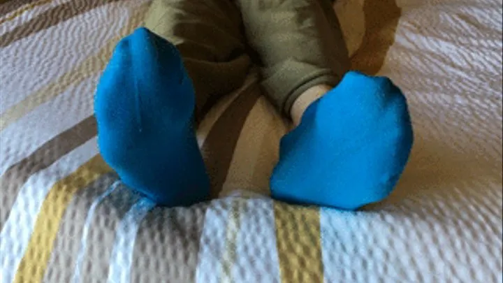 Smelly Blue Socks & Naked Feet