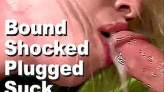 Sicilia Ricci & Eric X Bound Shocked Plugged Suck Facial