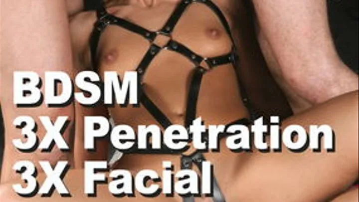 Sarah James & David Perry & Jean Yves LeCastel & Nick Lang : BDSM Triple Penetration Triple Facial