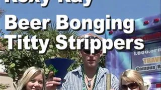 Donna Dots & Martini Mim & Haley Handy & Roxy Ray Bonging Titty Strippers