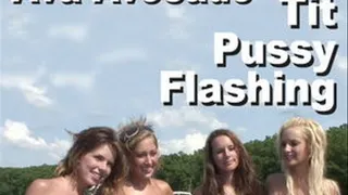 Alexy Almost & Ashley Shy & Avril Allsop & Ava Avocado Tit & Pussy Flash in Public