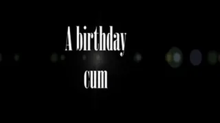 A birthday cum