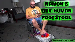 Ramon's Bex Human Footstool!