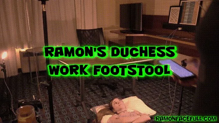 Ramon's Duchess Work Footstool!