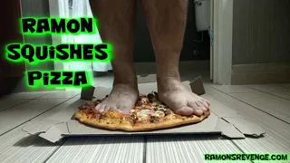 Ramon Squishes Pizza!