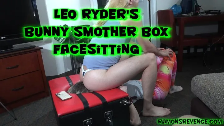 Leo Ryder's Bunny Smother Box Facesitting!