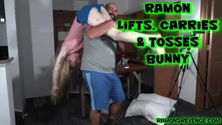 Ramon Lifts & Tosses Bunny!