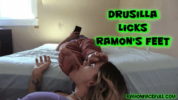 Drusilla Licks Ramon's Feet!