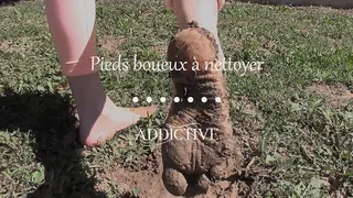 French - Pieds boueux à nettoyer