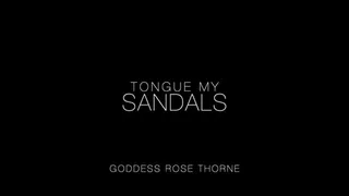 Tongue My Sandals