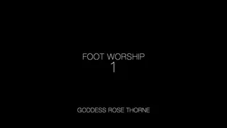 Foot Worship 1