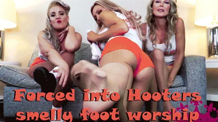 into Hooters smelly foot worship