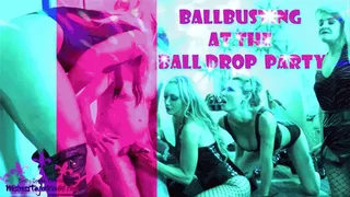 Ballbusting at the Ball Drop Party