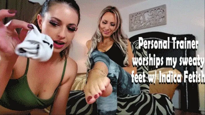 Personal Trainer worships my sweaty feet w Indica Fetish