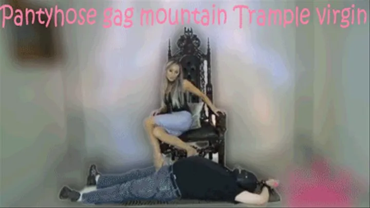 Pantyhose gag mountain trample virgin * *