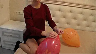 Julia and her balloons!