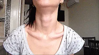 My beautiful neck and Adam's apple.